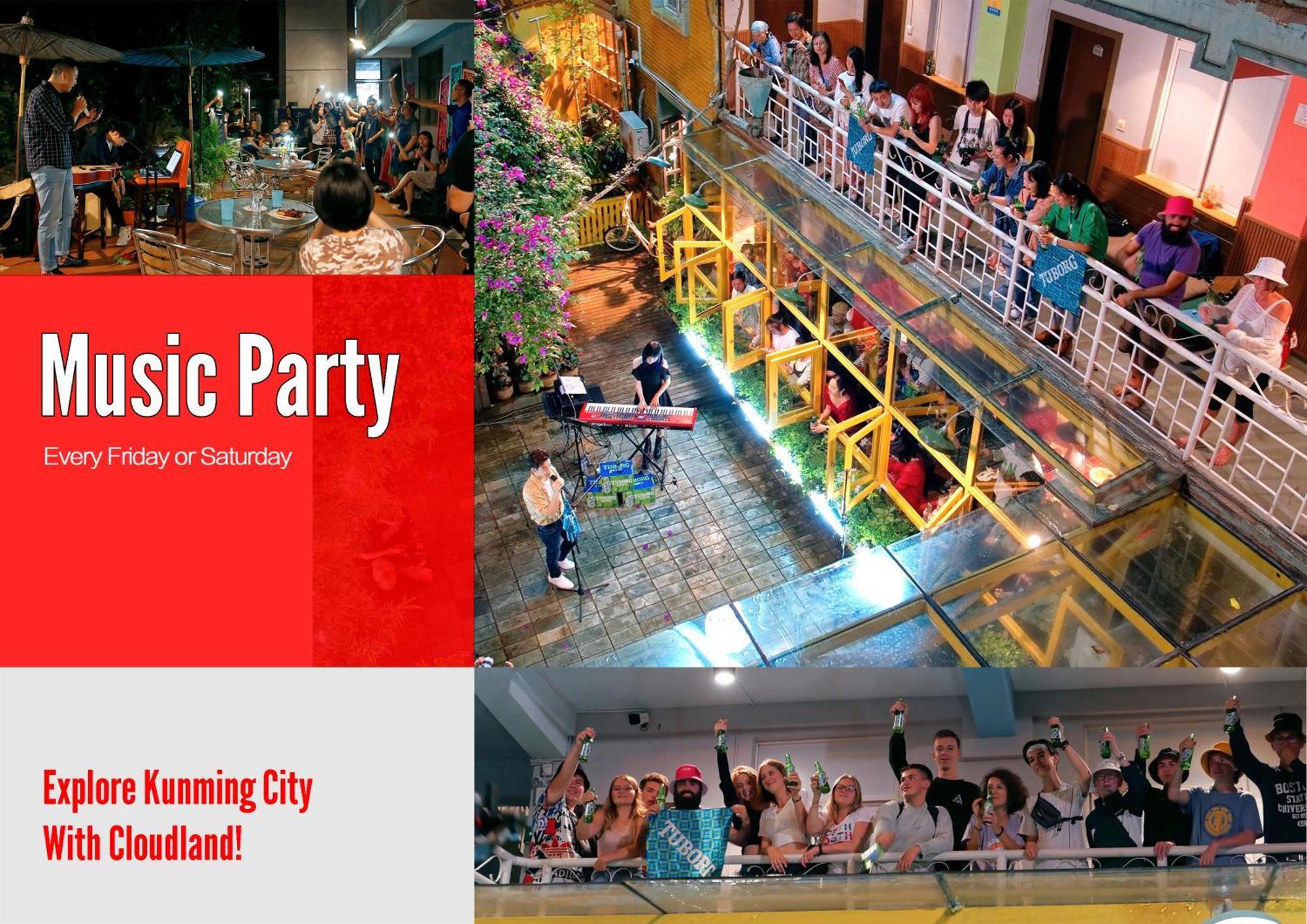 The Cloudland International Youth Hostel Close To The City Center,10 Min Walks To The Subway, Close To The Night Market, Old Street, Green Lake, English-Speaking Service, Free Activity Convenient Payment And Visa Cards Are Accepted Kunming Exteriör bild